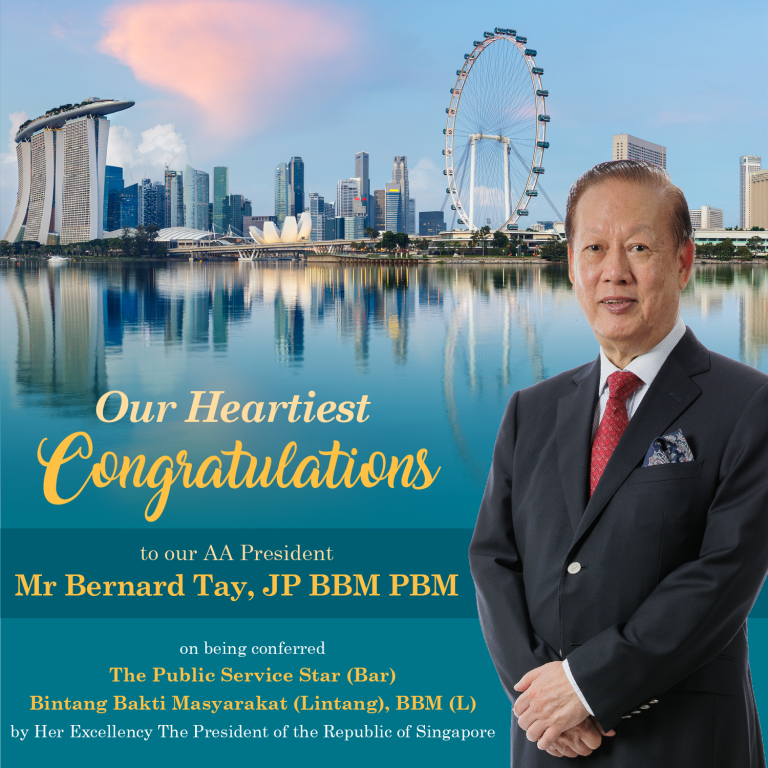 Congratulation To Mr Bernard Tay